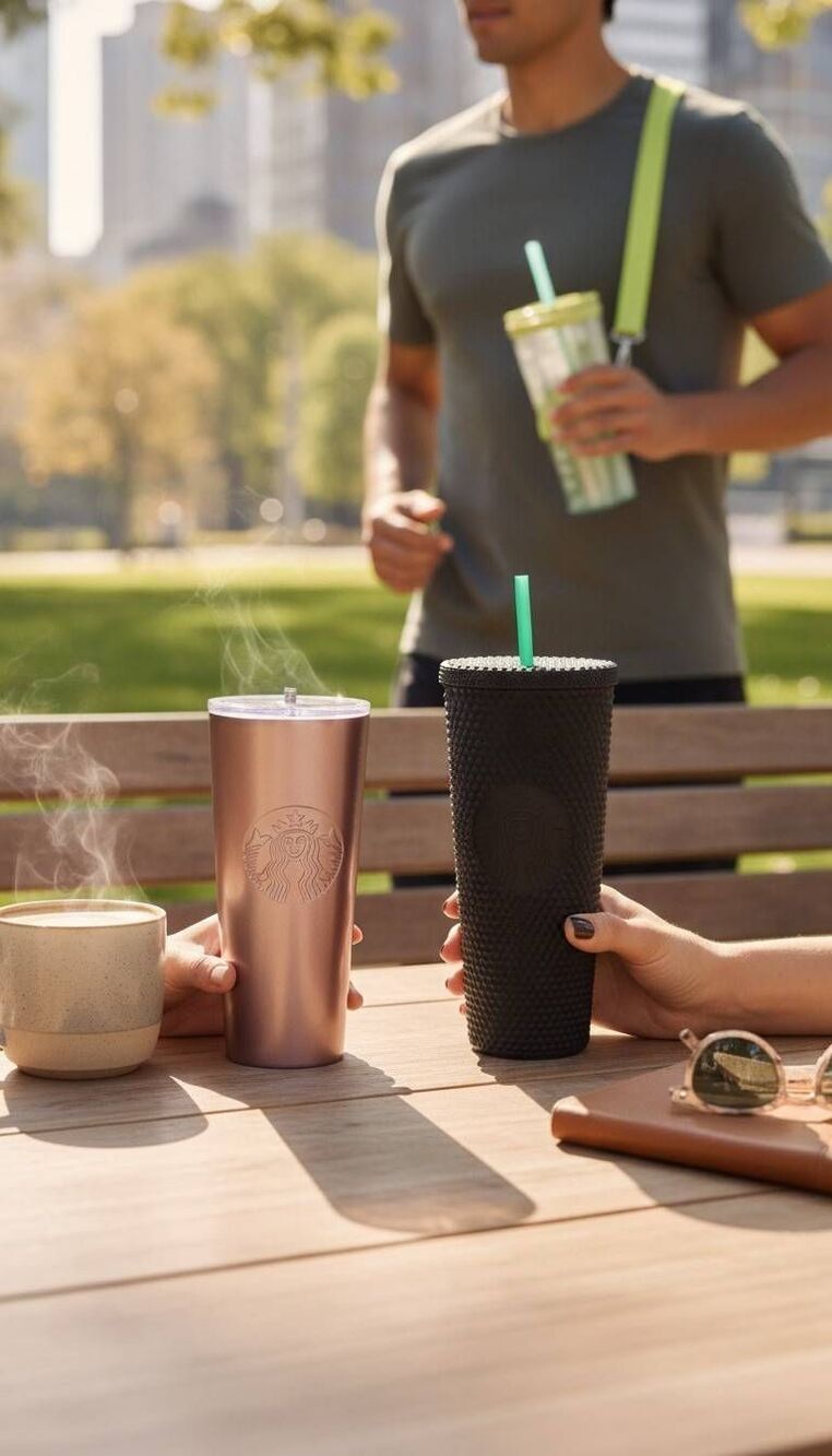 Lot of 3 Starbucks cups